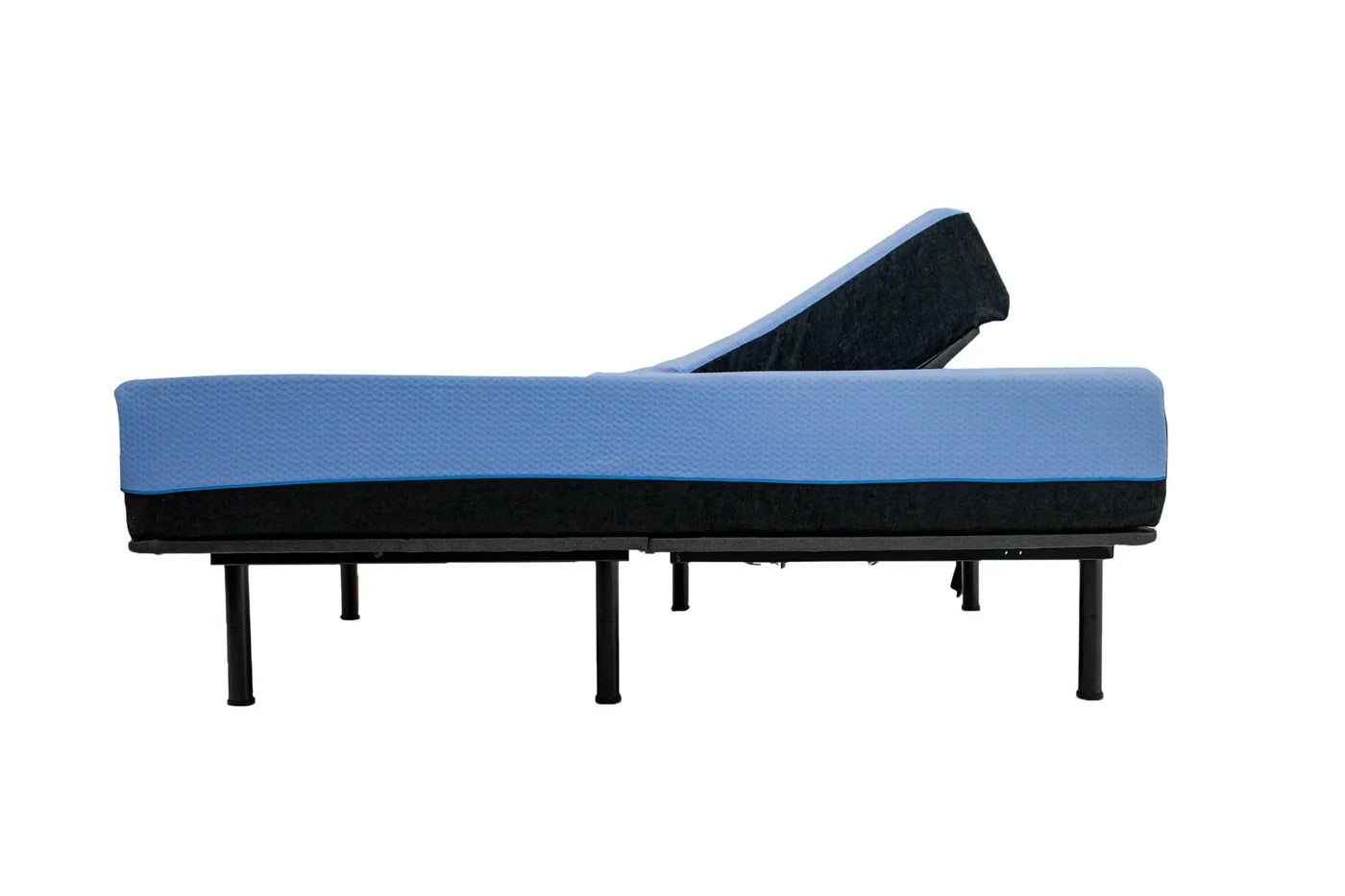 Refresh - 12" Flex Head Memory Foam Hybrid Mattress And Adjustable Base Bundle by HouseOfZazla