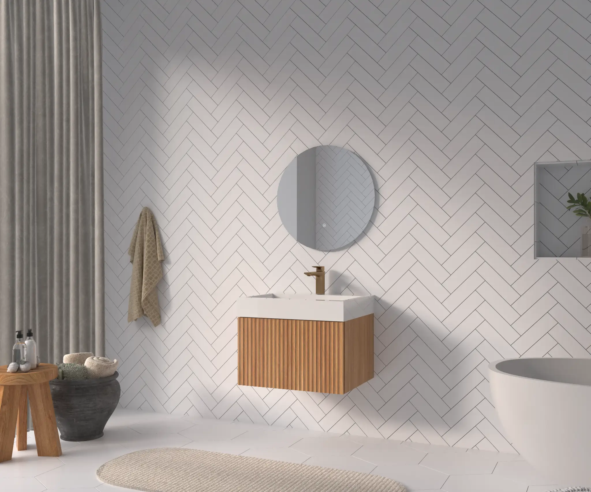 24" Bathroom Vanity with Sink by HouseOfZazla
