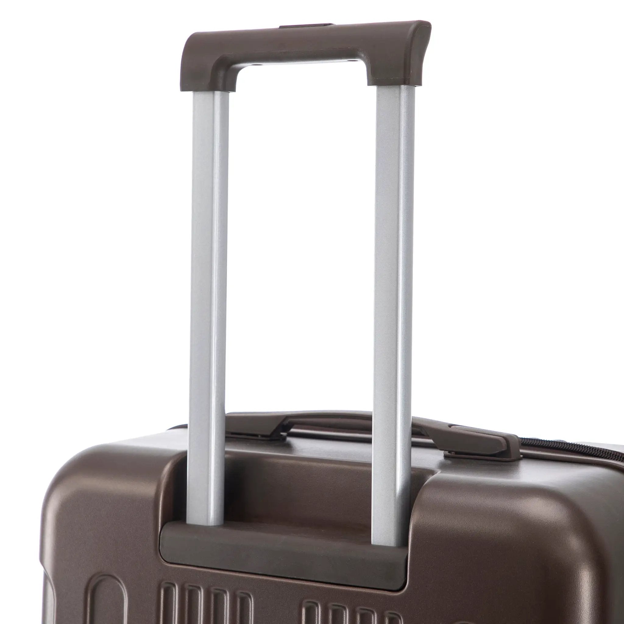 3 Piece ABS Spinner Wheel Luggage Set (Brown) by HouseOfZazla