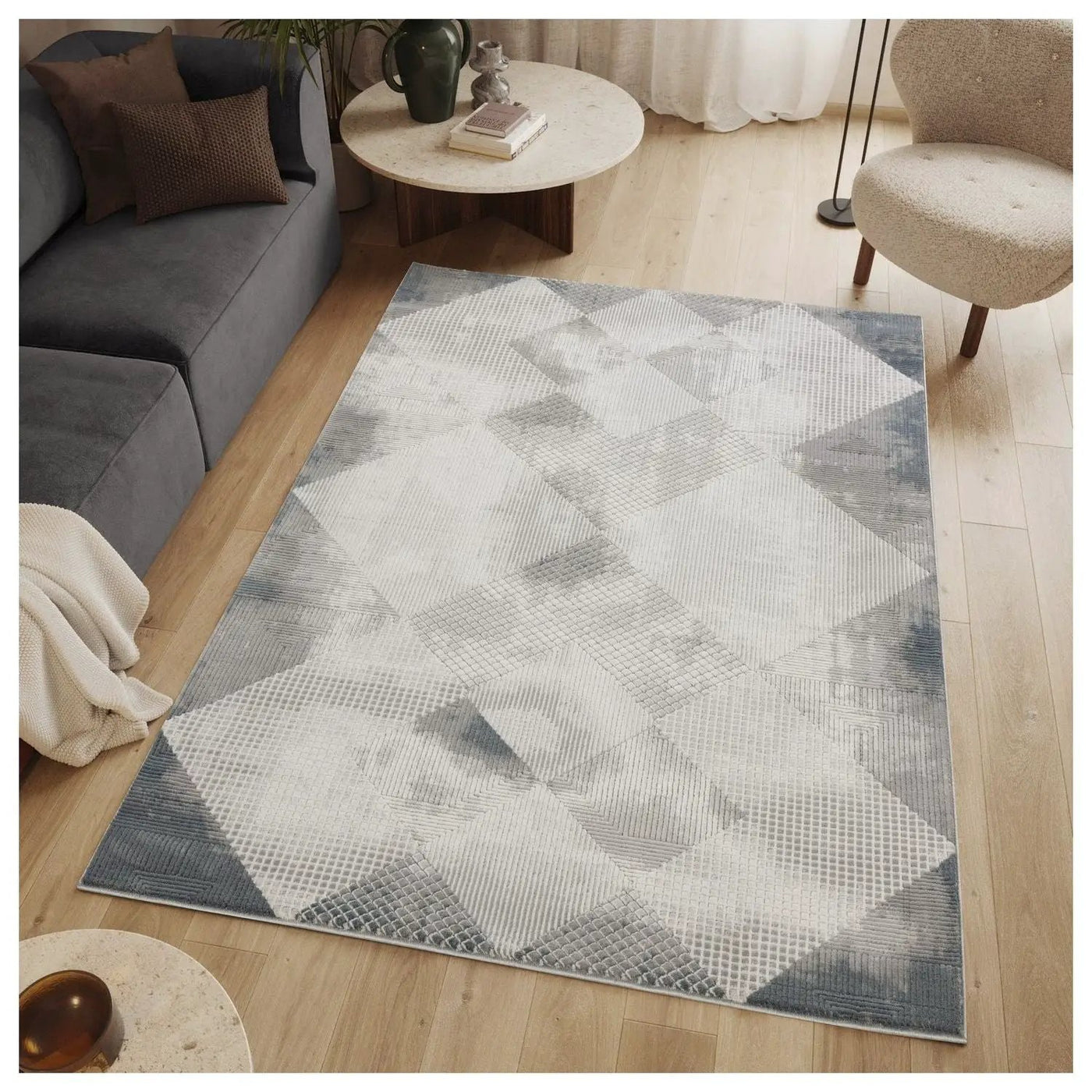 Geometrix - Area Rug With Geometric Effect by HouseOfZazla