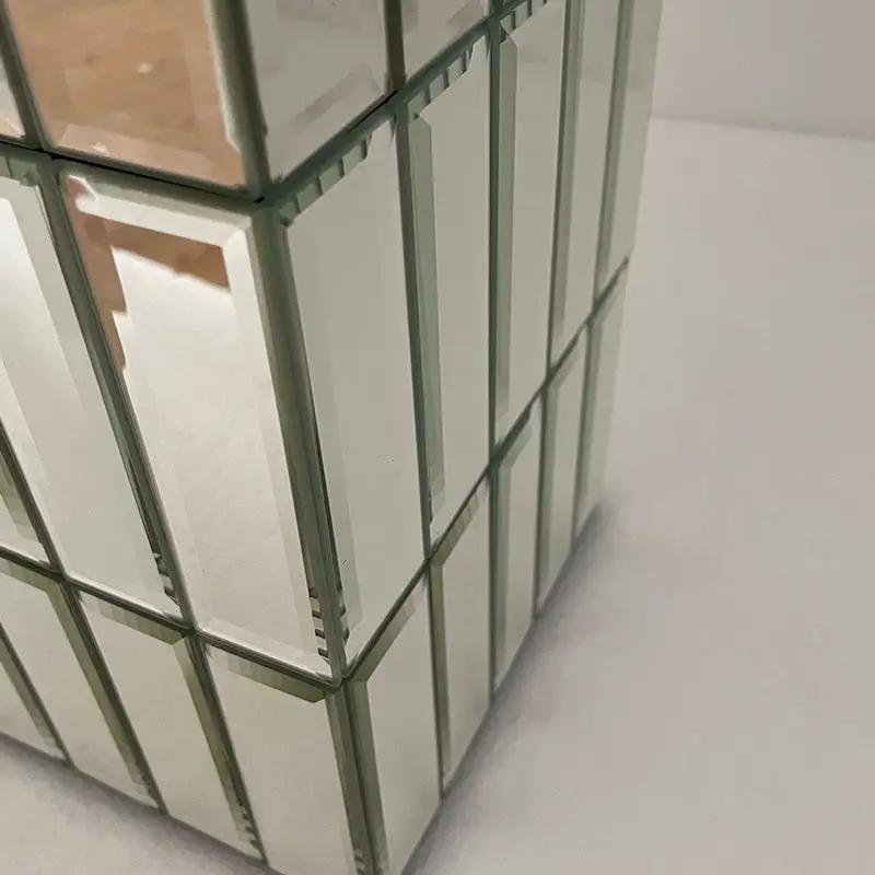 36.02" Tall Mirrored Floor Vase by HouseOfZazla