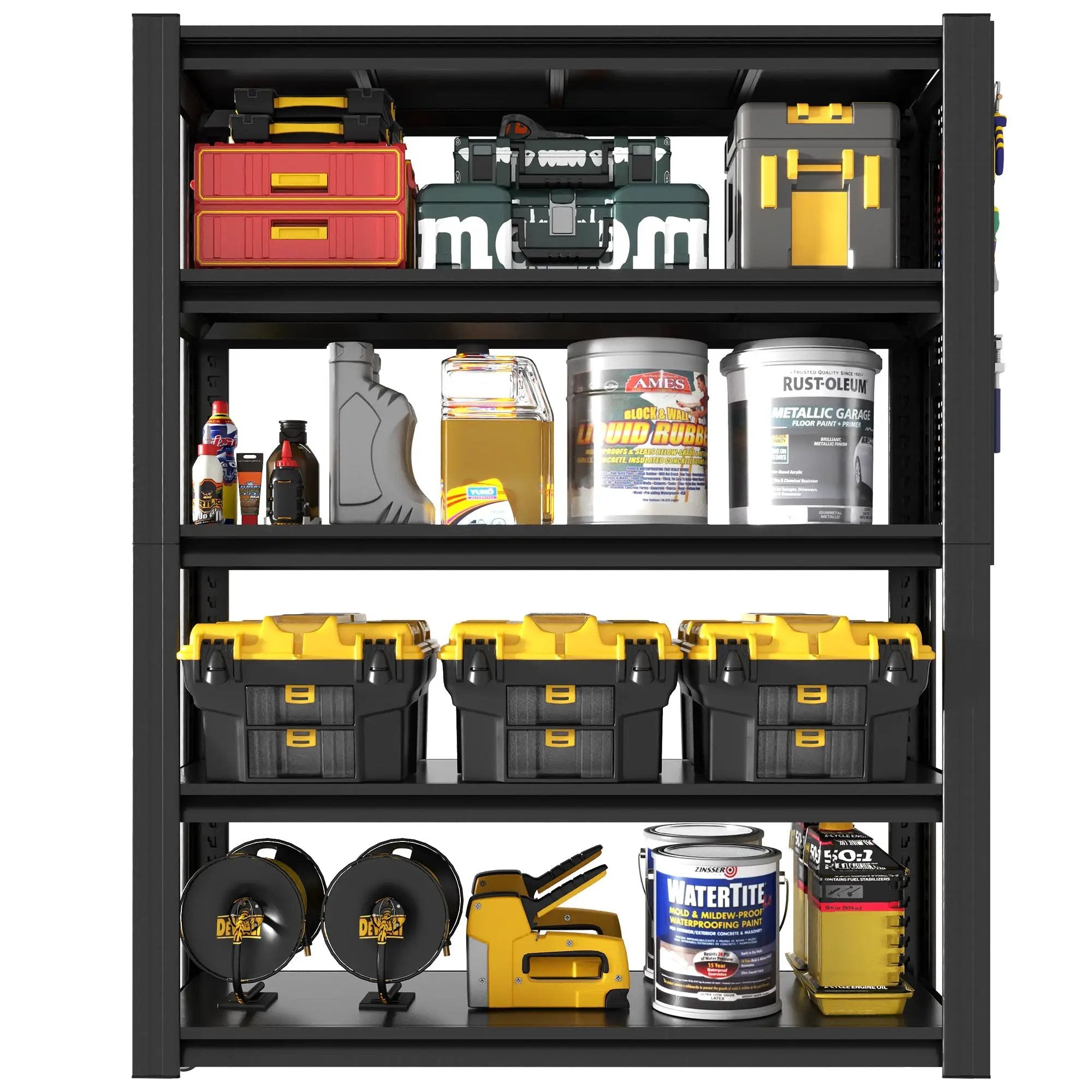 78"H 5-Tier Adjustable Heavy-Duty Storage Shelving Unit by HouseOfZazla