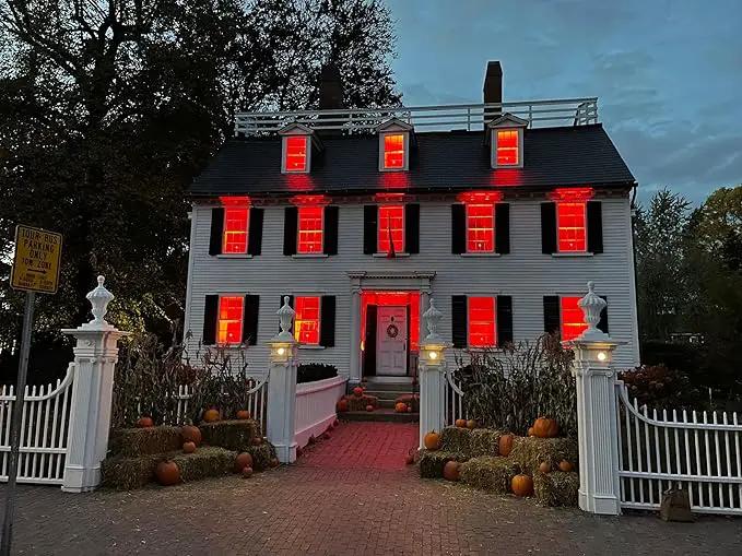 Hompavo 【Upgraded LED Flame Light Bulbs, 4-Mode Flickering Light Bulbs with Upside Down Effect, E26/E27 Flame Bulb for Halloween Christmas Party Indoor and Outdoor Home Decoration - 2 Red by GreenHaven Gardens