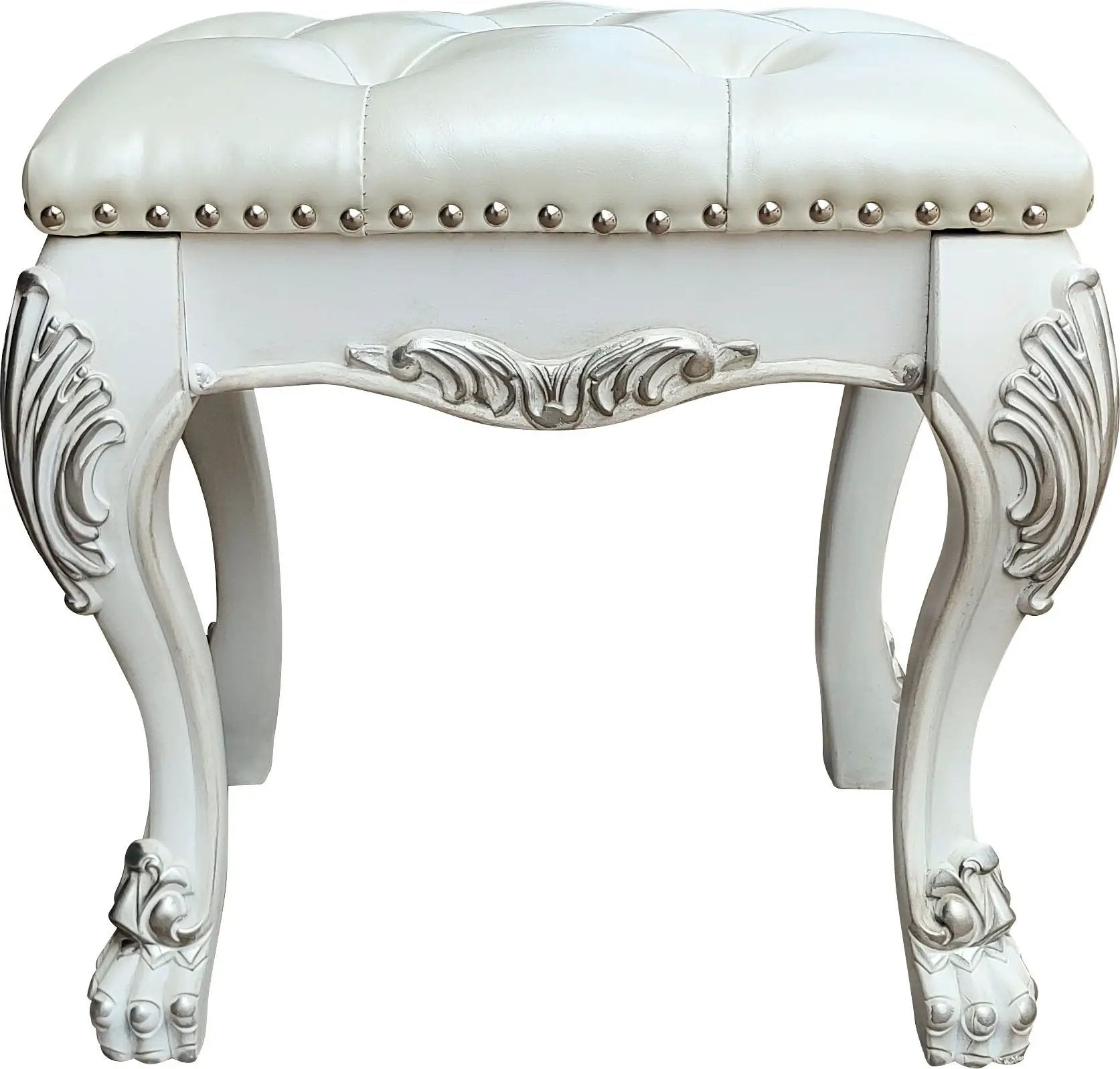 Dresden II - Vanity Stool - Bone White by Unique Piece Furniture