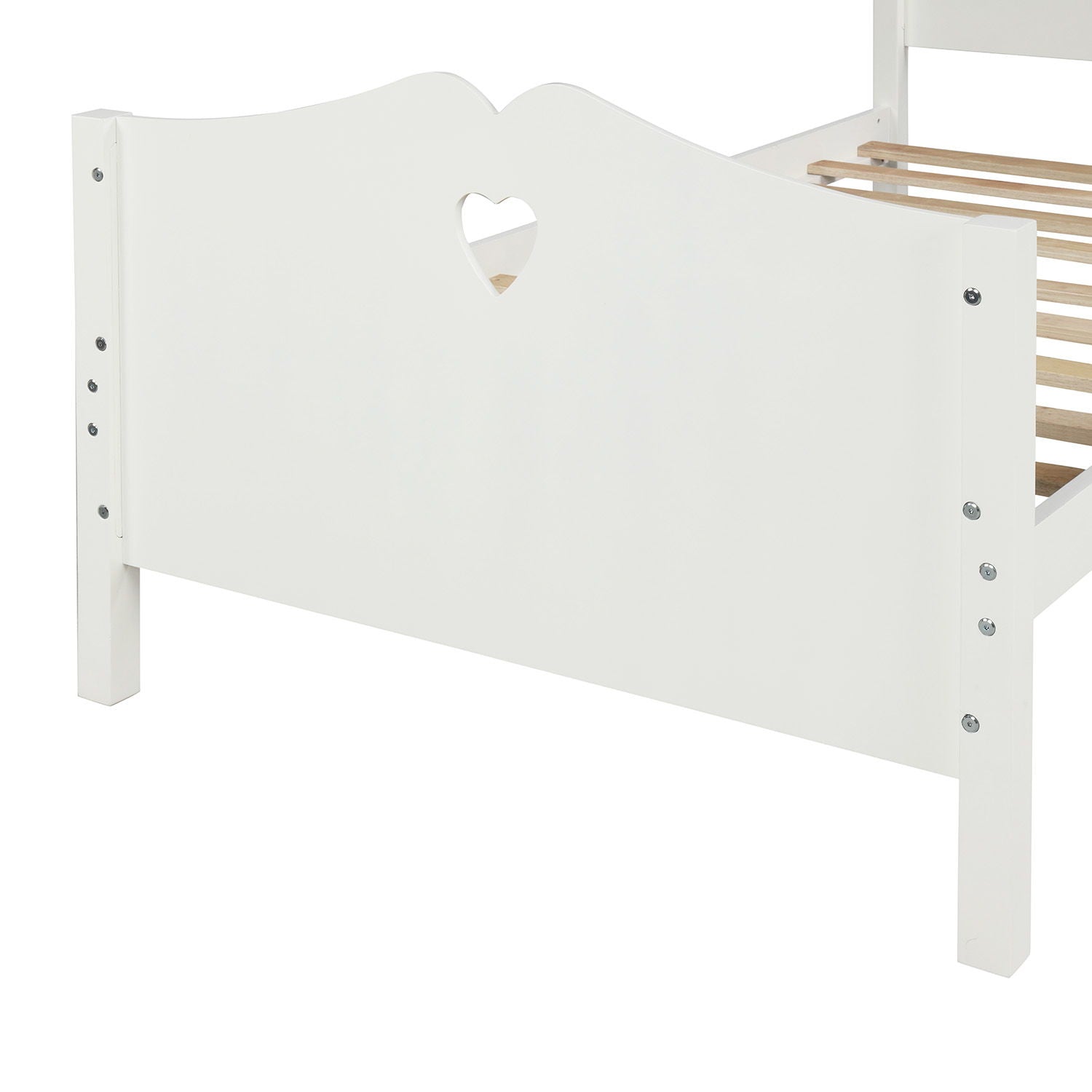 Platform Bed With Slat Support And Headboard And Footboard by HouseOfZazla