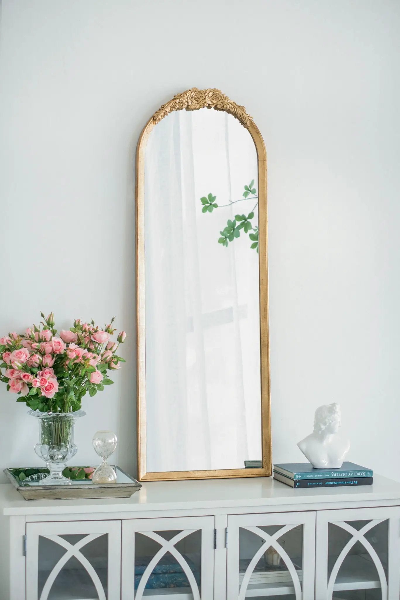 Wood Floor Mirror, Full Body Mirror Dressing Make Up Mirror For Bathroom by HouseOfZazla