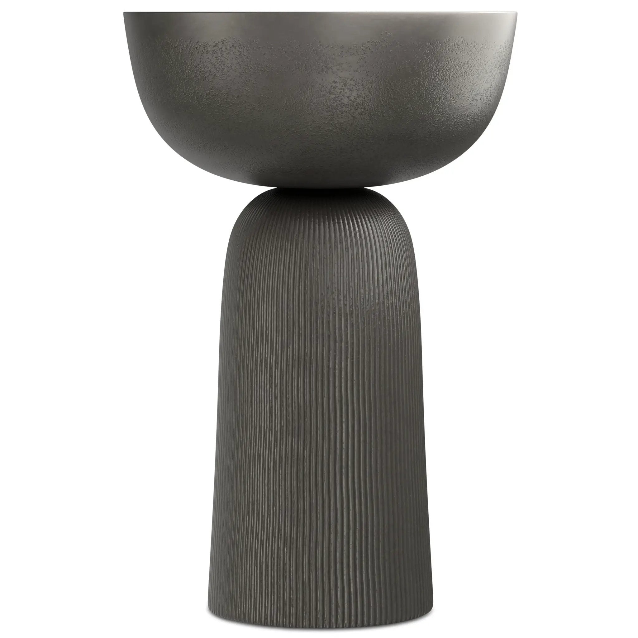 Hughes - Cast Aluminum Side Table - Black by Unique Piece Furniture