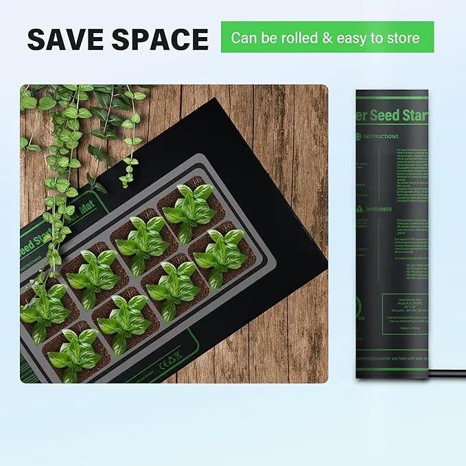 iPower 48" x 20" Waterproof Durable Seedling Heat Mat Warm Hydroponic Plant for Indoor Gardening Germination Starting by GreenHaven Gardens