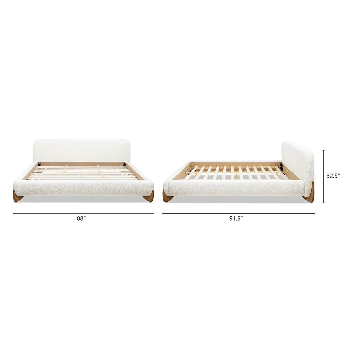 Alpine - Puffy Modern Platform Bed, photo 10 of 21