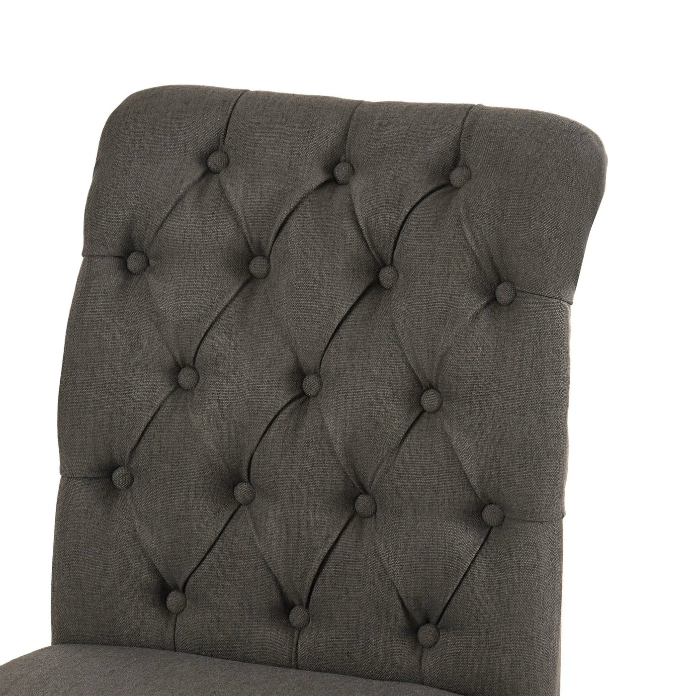 Broxton Tuft Dining Rolltop Chairs With Button Tufted Backrest (Set of 2) by HouseOfZazla