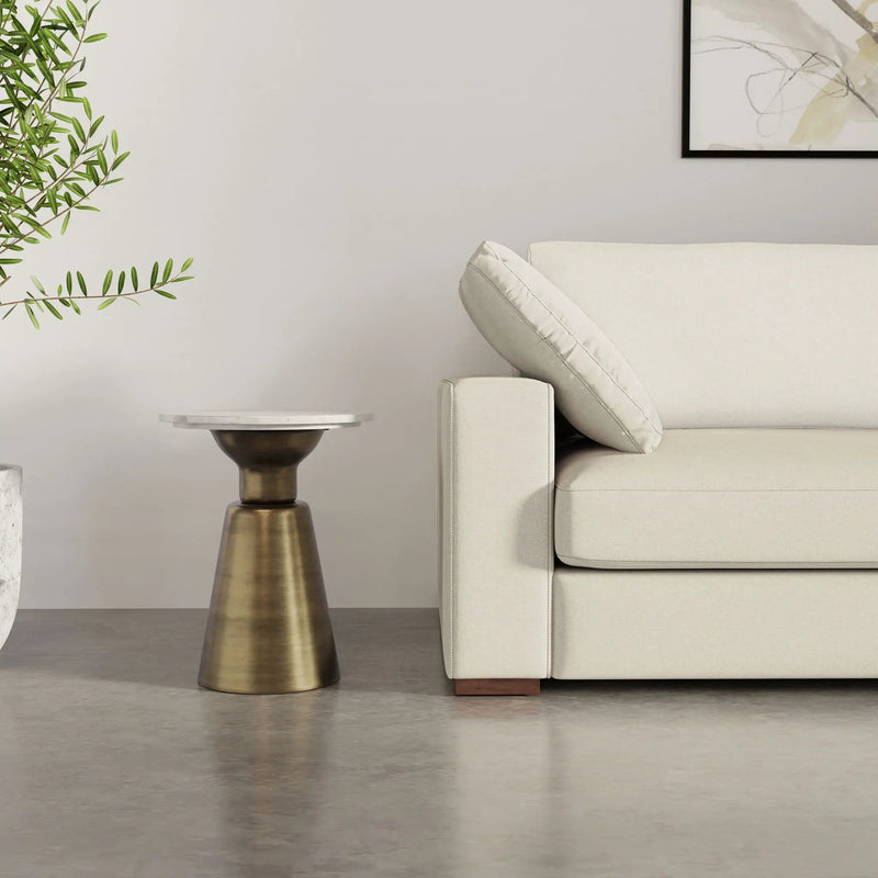 Leyla - Side Table - Antique Brass by Unique Piece Furniture