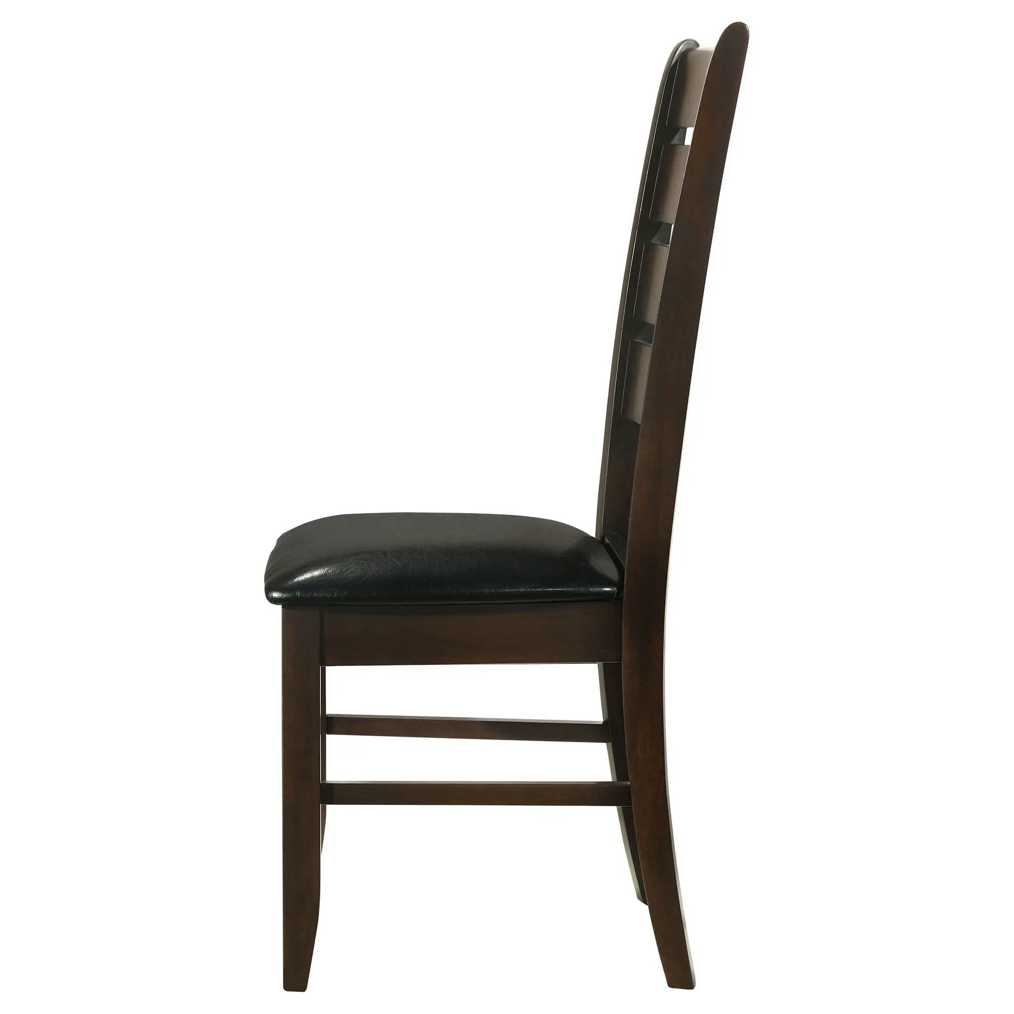 Dalila Wood Dining Side Chair Cappuccino (Set of 2) by Unique Piece Furniture