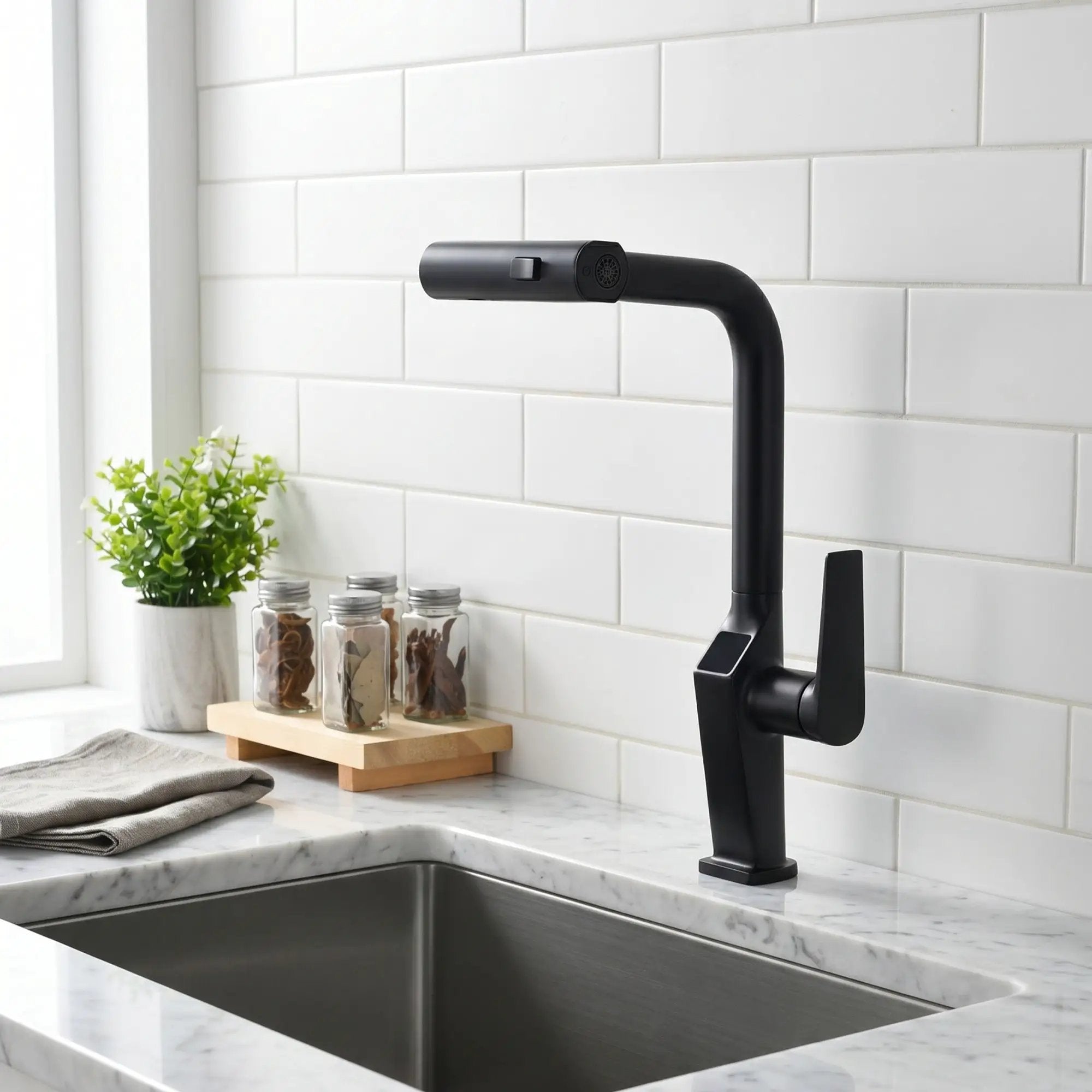 Touchless Matte Kitchen Faucet by HouseOfZazla