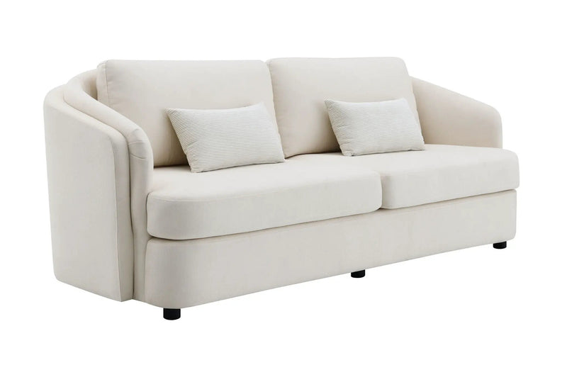 Mariko - 3 Piece Living Room Set Sofa Loveseat Chair - Beige by Unique Piece Furniture