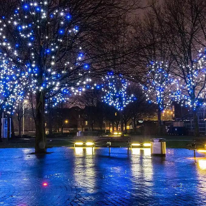 Christmas Lights,100 LED 39FT Outdoor/Indoor Christmas Lights Plug in with 8 Modes & Timer & Memory Function, Waterproof Christmas Lights Outdoor for Holiday Party Christmas Tree Decor by GreenHaven Gardens