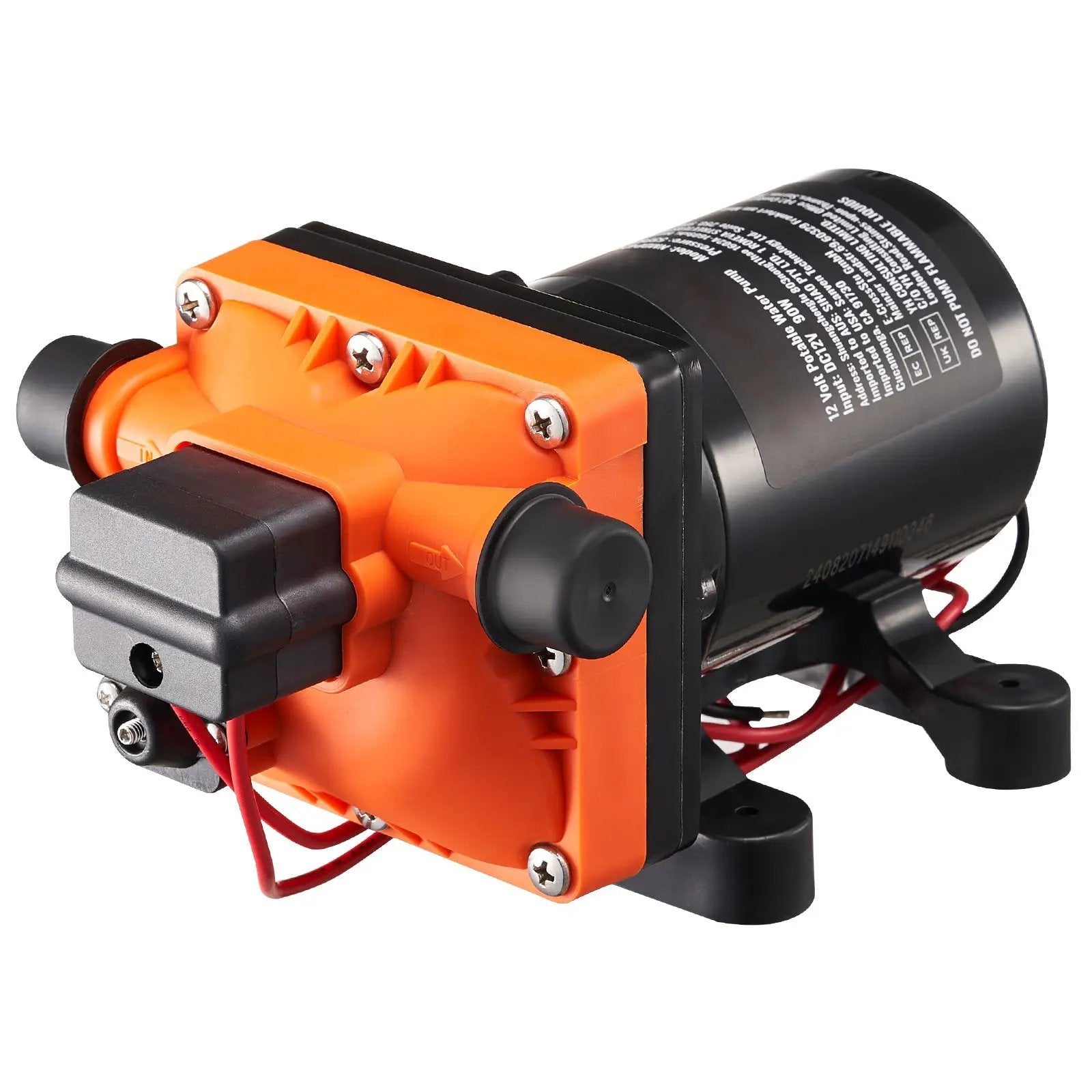 12V Diaphragm Water Pump, 3 GPM (11.36 L/min) by HouseOfZazla