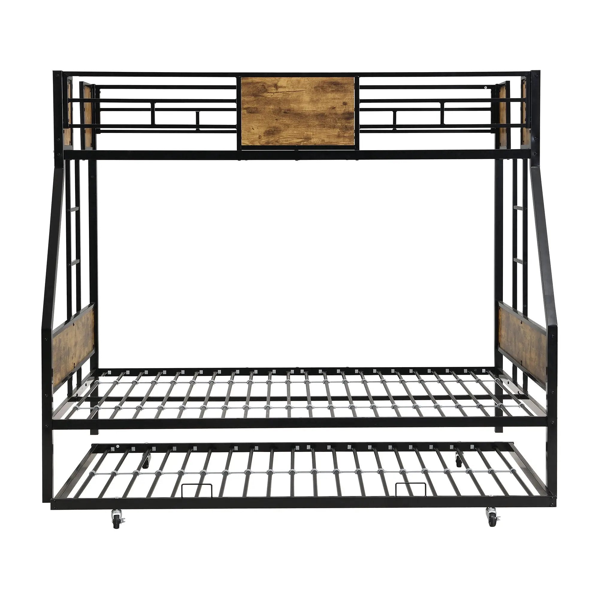 Modern Metal Bunk Bed With Dual Side Ladder And Metal Desig by Unique Piece Furniture