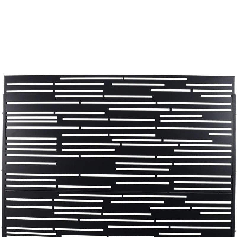 Outdoor & Indoor Freestanding Metal Privacy Screen by HouseOfZazla