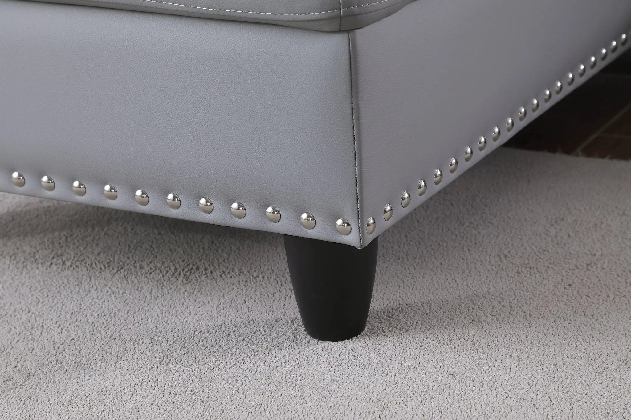 Irine - Sectional Sofa With Ottoman - Gray by Unique Piece Furniture