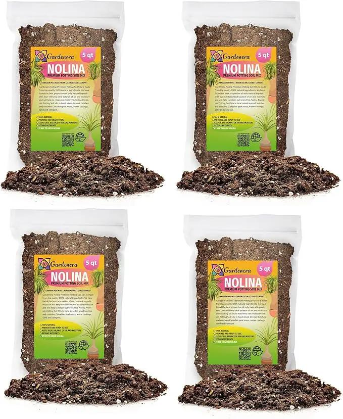 Nolina Potting Mix - Unlock Robust Growth and Striking Structure with Our High-Performance Formula - 20 Quart by GreenHaven Gardens