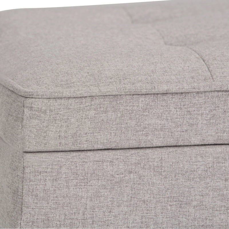 Cosmopolitan - Storage Ottoman Bench With Open Bottom by Unique Piece Furniture