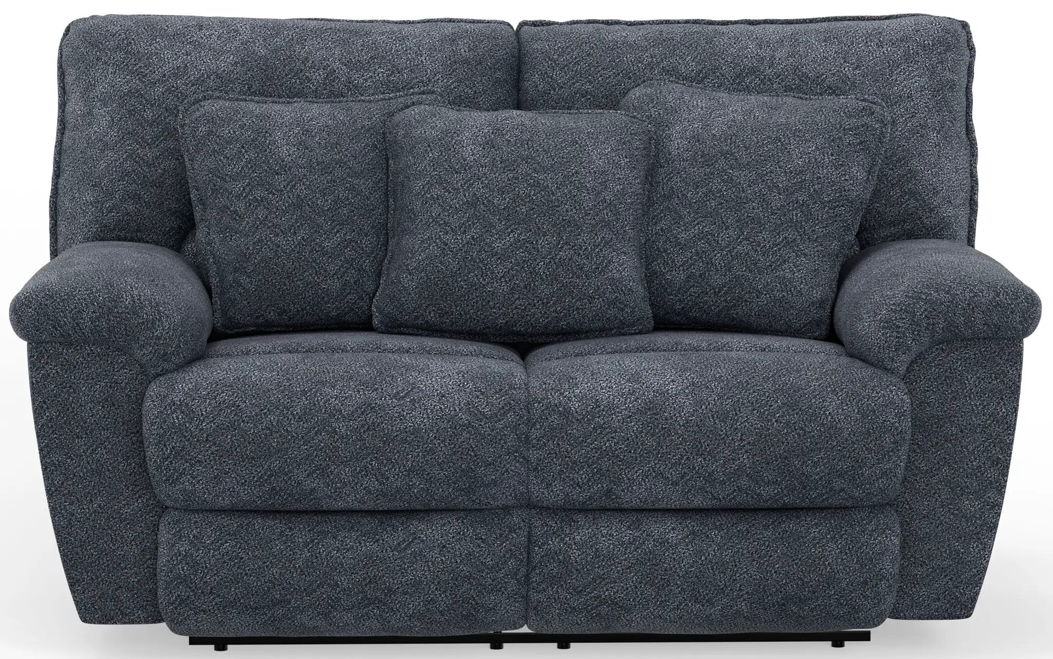 Paxon - Deep Seat Power Reclining Loveseat With Power Adjustable Headrest - Smoke by Unique Piece Furniture