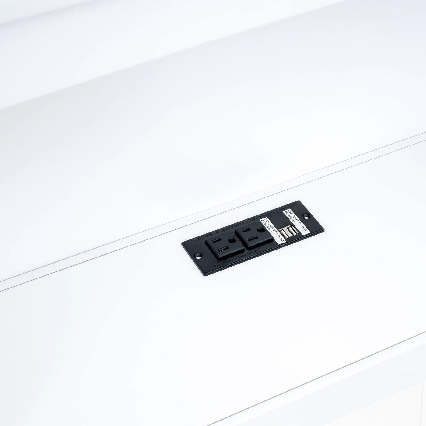 Daybed With 2 Storage Drawers, Storage Cabinets, USB Ports by HouseOfZazla