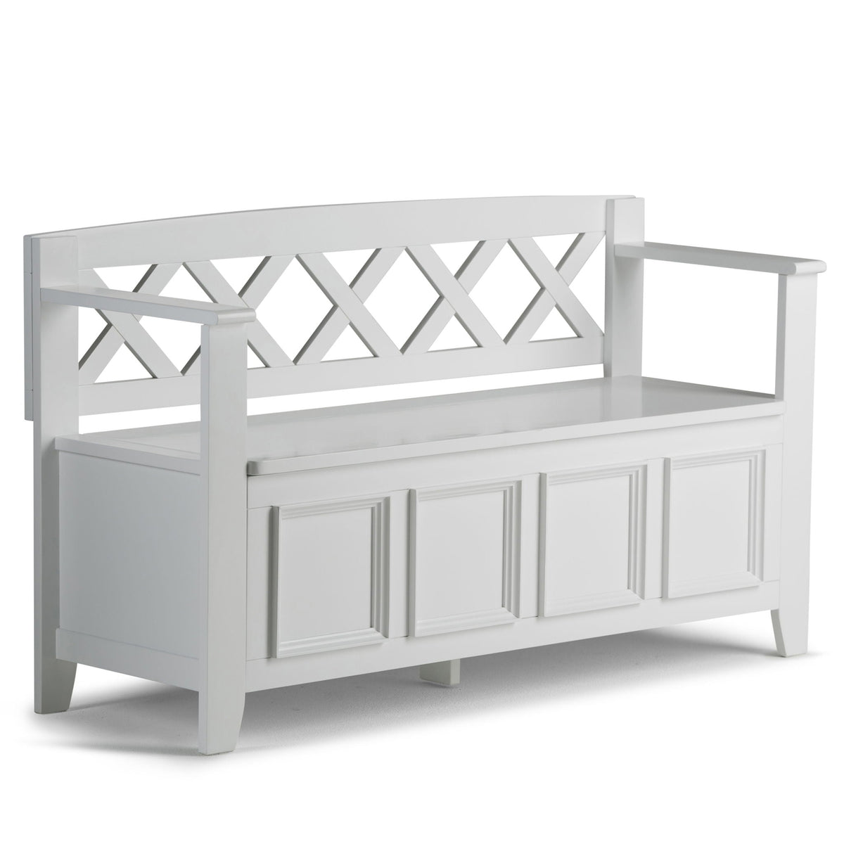 Solid Wood Entryway Storage Bench with Lift-Top Storage - Amherst, photo 8 of 40