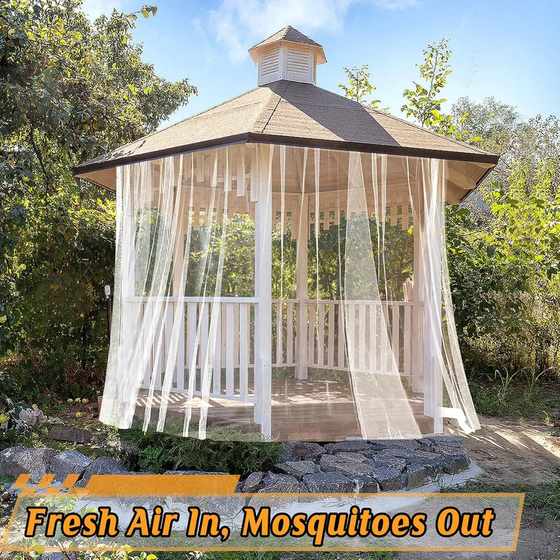 2Pcs 13x10ft Mosquito Net, Mesh Netting for Patio Skin and Plants Protection, Garden Bird Bug Screen, White by GreenHaven Gardens