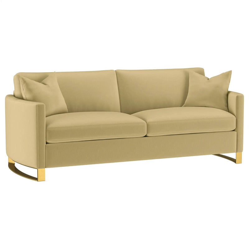 Corliss 3-piece Velvet Upholstered Sofa Set Camel by Unique Piece Furniture