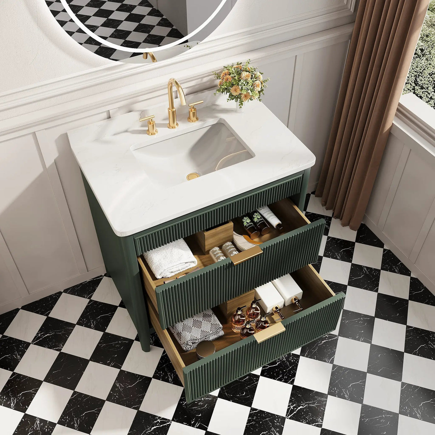 Fully Assembled 36'' Bathroom Vanity by HouseOfZazla