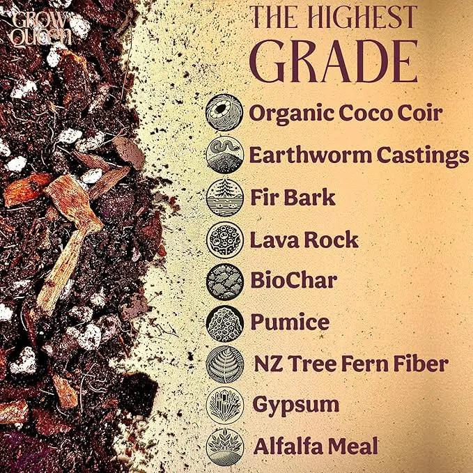 Craft Aroid Potting Mix- Elite Alocasia, Philodendron, Monstera Soil Mix, Chunky, Well Draining Potting Soil for Indoor Plants, All Tropical Plants & Houseplants, Synthetic & Peat Free 2QT by GreenHaven Gardens