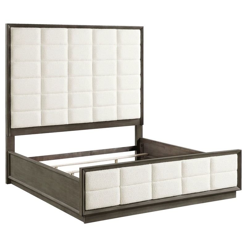 Durango 80-inch Eastern King Panel Bed Taupe Oak by Unique Piece Furniture