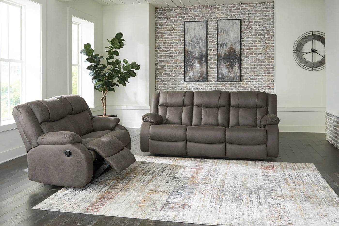 First Base - Reclining Living Room Set by Unique Piece Furniture