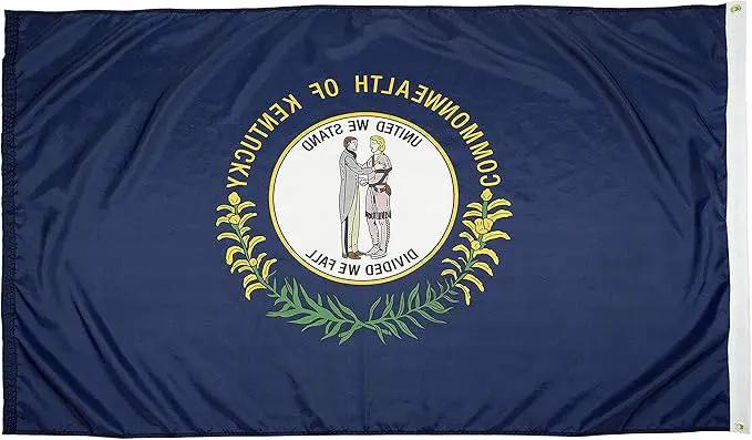 FlagSource Kentucky Nylon State Flag, Made in the USA, 3x5' by GreenHaven Gardens