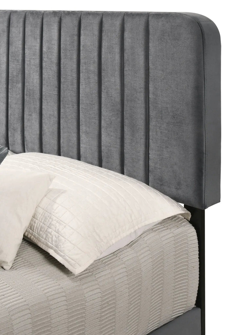 Channel Tufted Bed by Unique Piece Furniture