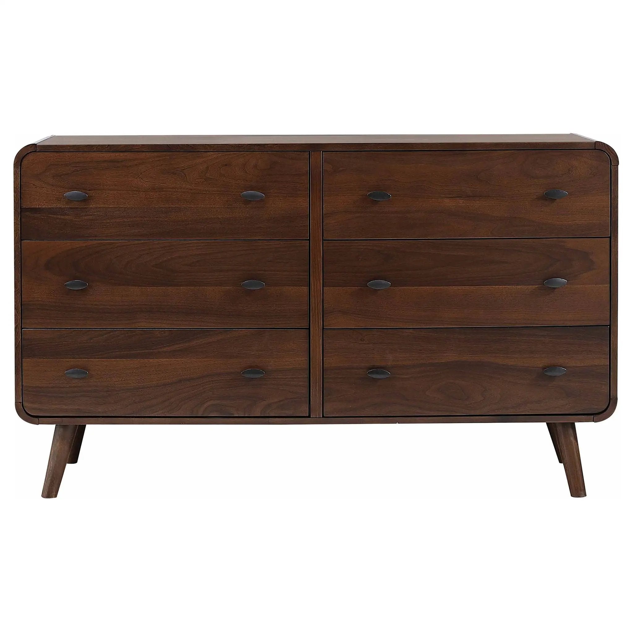 Robyn 6-drawer Bedroom Dresser Dark Walnut by Unique Piece Furniture