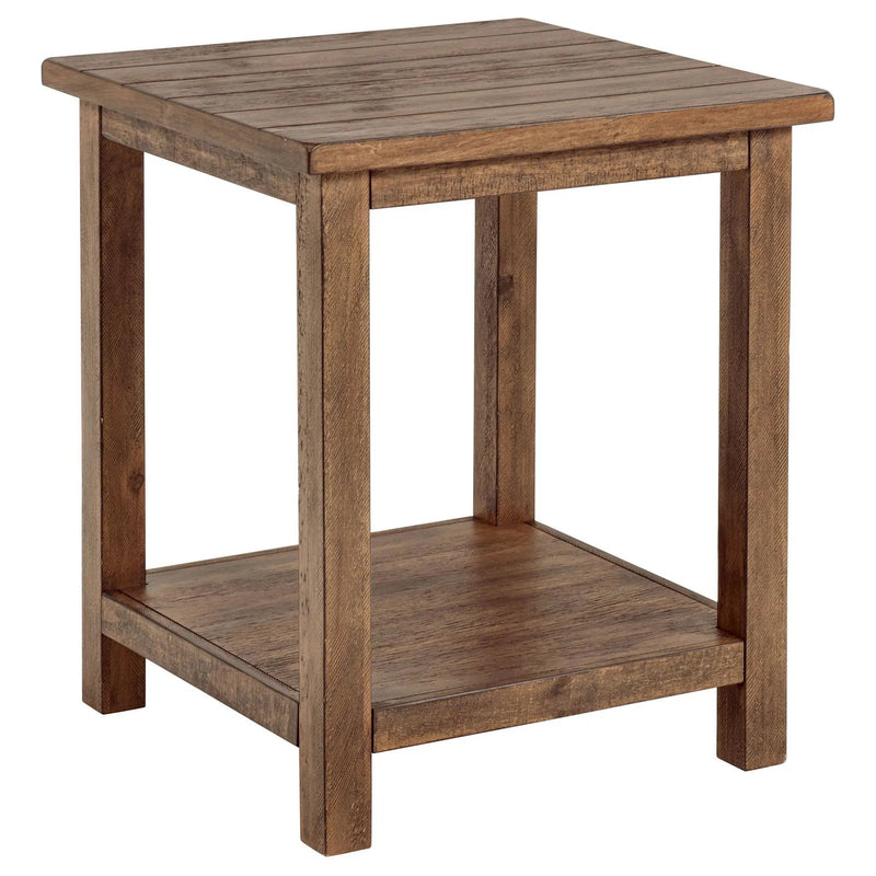 Payne 3-piece Coffee and End Table Set Distressed Brown by Unique Piece Furniture