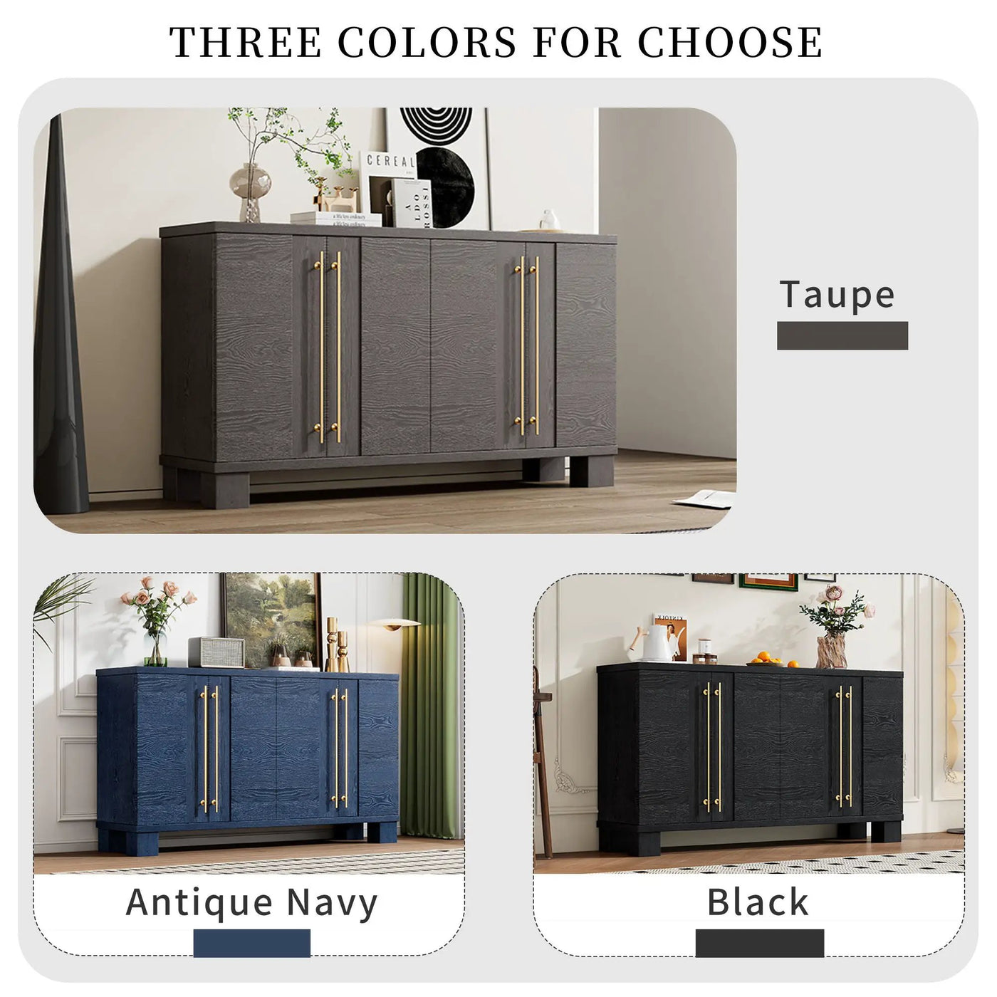 Sideboard With Adjustable Shelves by HouseOfZazla