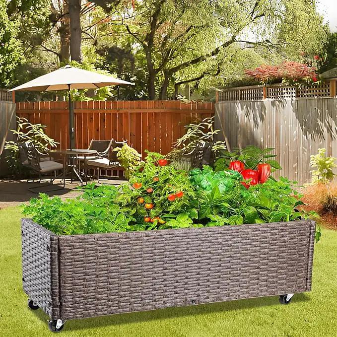 WONDER GARDEN Raised Garden Bed-Planter Box - Elevated Raised Garden Beds Outdoor with Legs for Vegetables Flower Herb Backyard Patio by GreenHaven Gardens