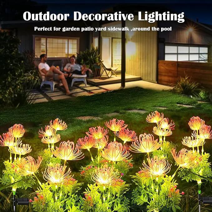 SunKite Solar Garden Lights, Solar Flowers Lights with Glowing Flowers & Stems, Outdoor Stake Decorative Lighting Waterproof for Garden,Yard Patio Pathway Decor,Gift for Mother（4 Pack） by GreenHaven Gardens