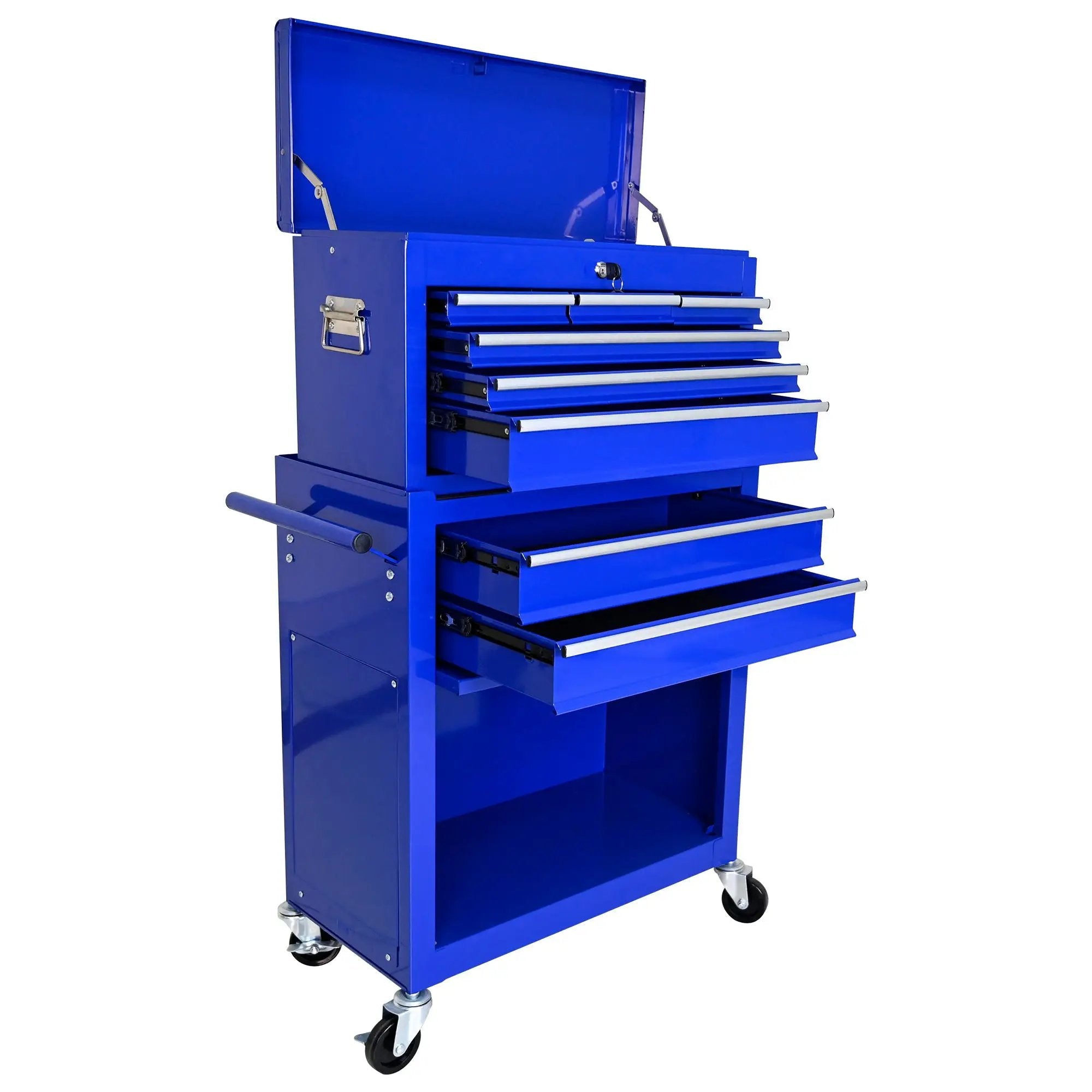 High Capacity Rolling Tool Chest With Wheels And Drawers, Storage Cabinet by HouseOfZazla