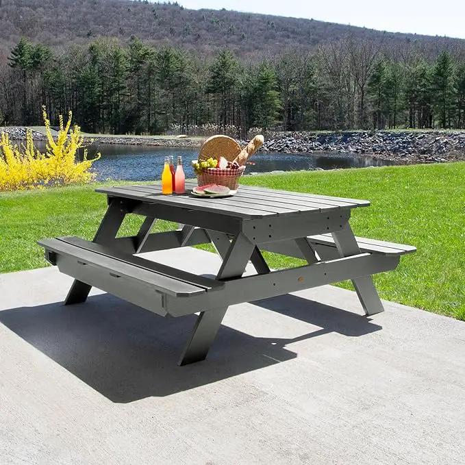 highwood Hometown Picnic Table, 6 Foot, Eucalyptus by GreenHaven Gardens