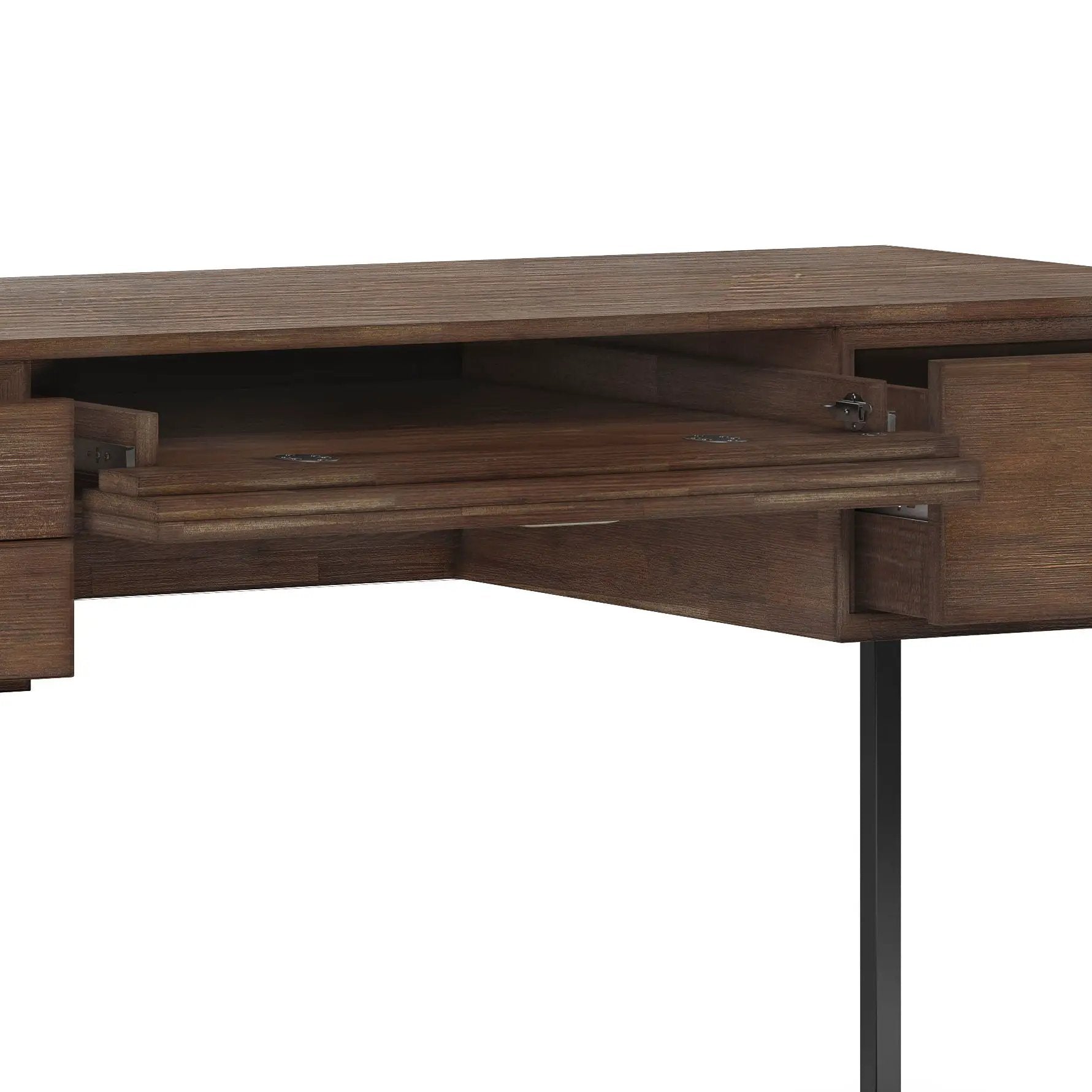 Richmond - Desk - Rustic Natural Aged Brown by Unique Piece Furniture