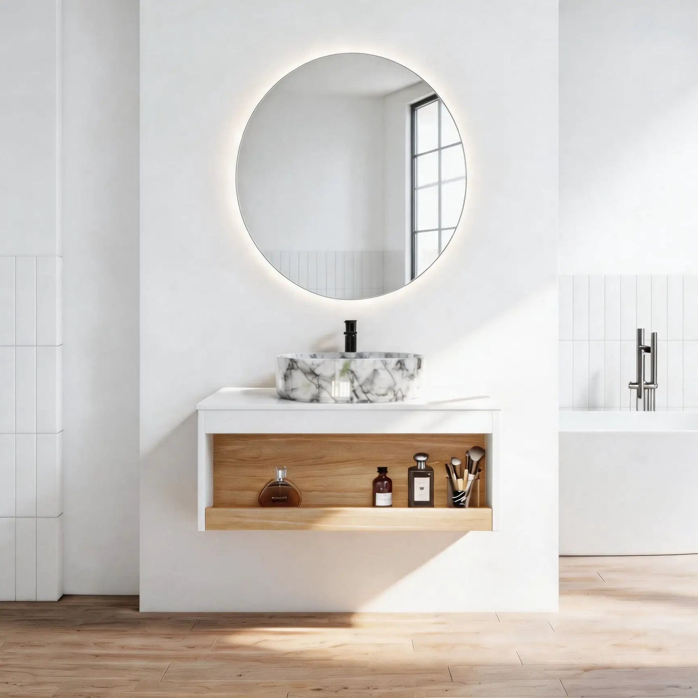 Floating Bathroom Vanity With Vessel Sink by Unique Piece Furniture