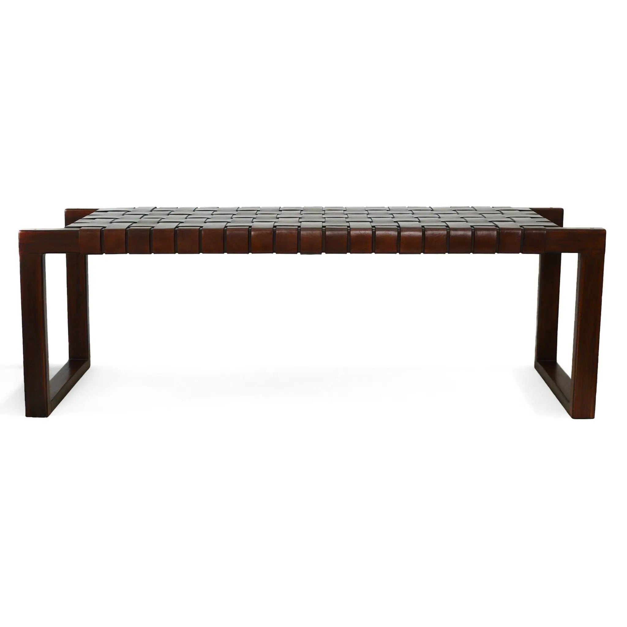 Christina - Bench - Cognac / Dark Brown / Tan by Unique Piece Furniture