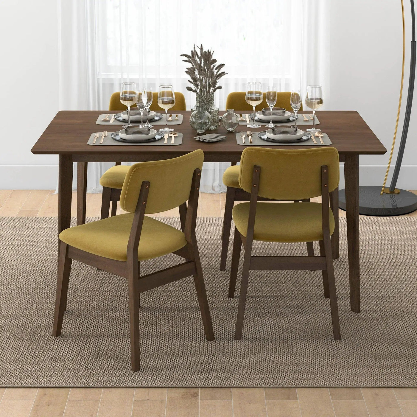 Carlos - Solid Back Side Chair (Set of 2) by Unique Piece Furniture