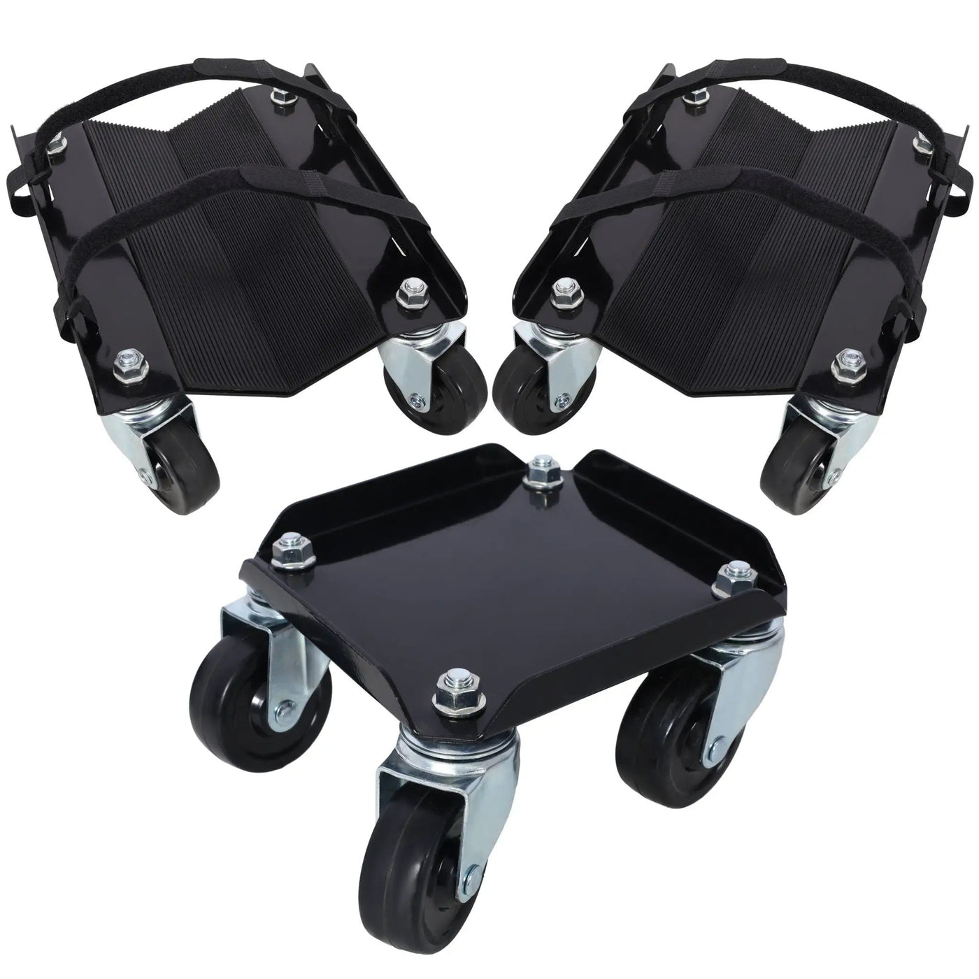 Heavy Duty Steel Snowmobile Dolly with V Slide and Swivel Casters by HouseOfZazla