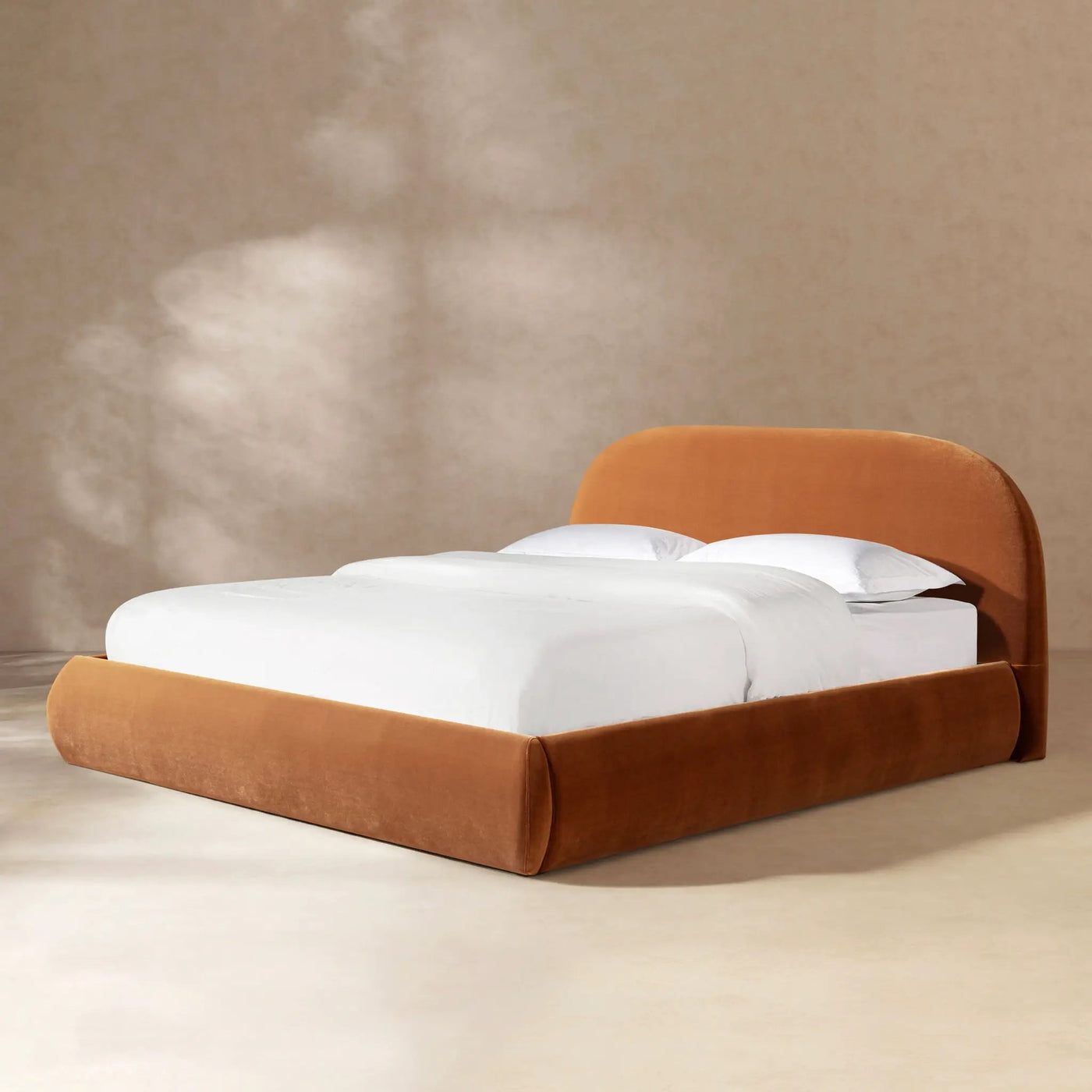 Archie Puffy Grounded - Upholstered Platform Bed by Unique Piece Furniture