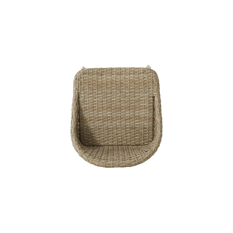 Beeson Outdoor Wicker and Acacia Wood Barstools Set, Water Resistant - Brown by HouseOfZazla